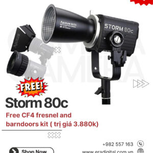 Đèn Aputure STORM 80c BLAIR LED Monolight | Chính Hãng (FullVAT)