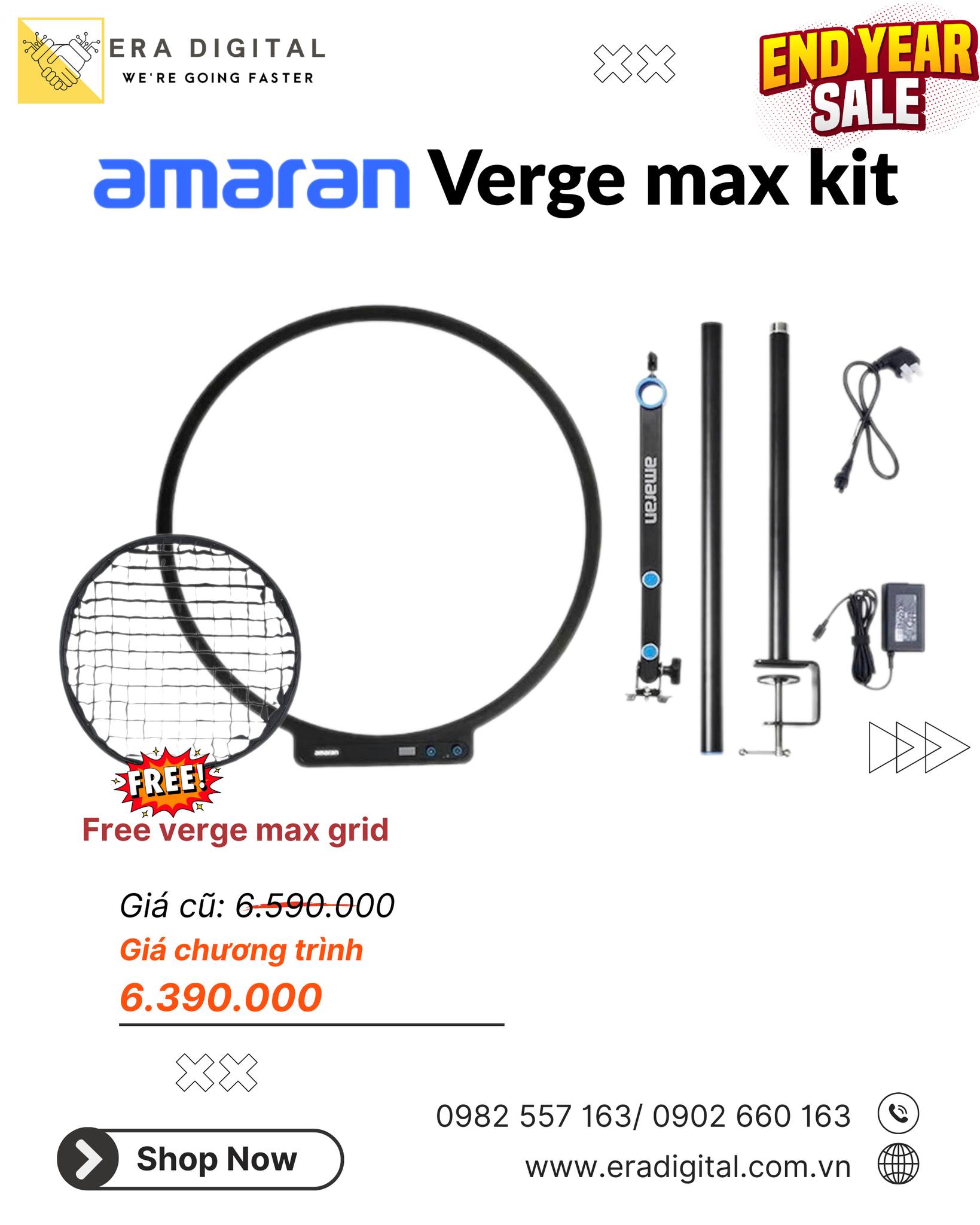Đèn Led amaran Verge Max Kit | Chính Hãng (FullVAT)