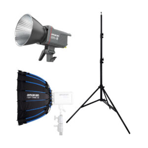 Combo2 – Bộ kit 1 đèn amaran 200xS Bi-Color + Light Dome 60 + chân đèn amaran | Chính Hãng (FullVAT)