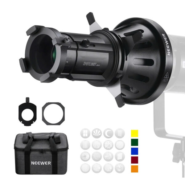 Đầu đèn hiệu ứng Neewer Spotlight Mount LS-38 Set 40° | Chính Hãng (FullVAT)