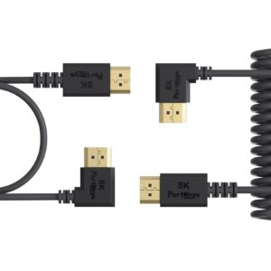 Dây HDMI-Portkeys Twisted Pair PureCopper CoreSlim (3.6mm) | Chính Hãng ( FullVAT )