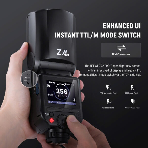 Đèn Flash Máy Ảnh Neewer Z2 Pro 76Ws For Fujifilm | Chính Hãng (FullVAT) - Hình ảnh 4