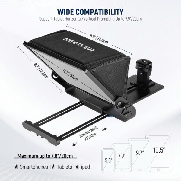 Máy nhắc chữ điều khiển từ xa NEEWER X12 II | Chính Hãng (FullVAT) - Hình ảnh 6