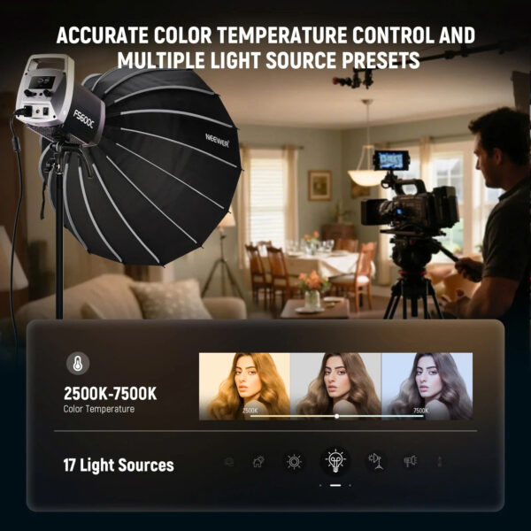 Đèn Led NEEWER FS600C 600W RGBWW | Chính Hãng (FullVAT) - Hình ảnh 4