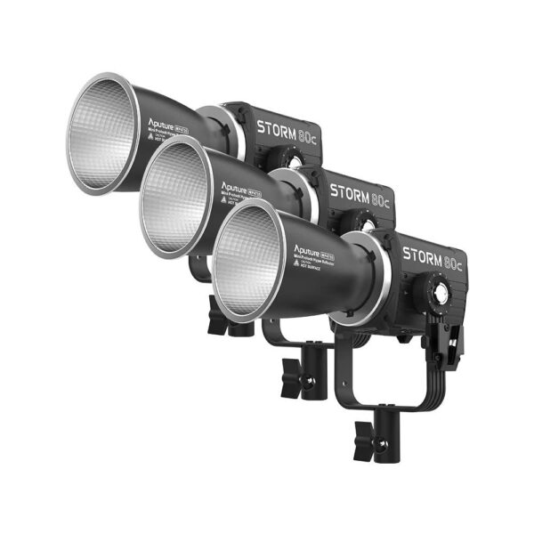 Đèn Aputure STORM 80c 3-Light Kit | Chính Hãng ( FullVAT ) - Hình ảnh 2