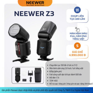 Đèn Flash Máy Ảnh Neewer Z3 100Ws For Nikon | Chính Hãng (FullVAT)